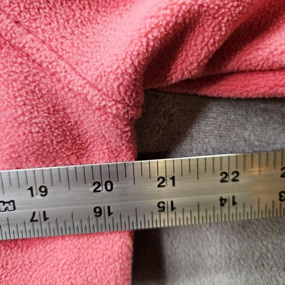 Bass Pro Shop Jacket Womens Large Pink Fleece Outdoor Mock Neck Full Zip - Picture 7 of 12
